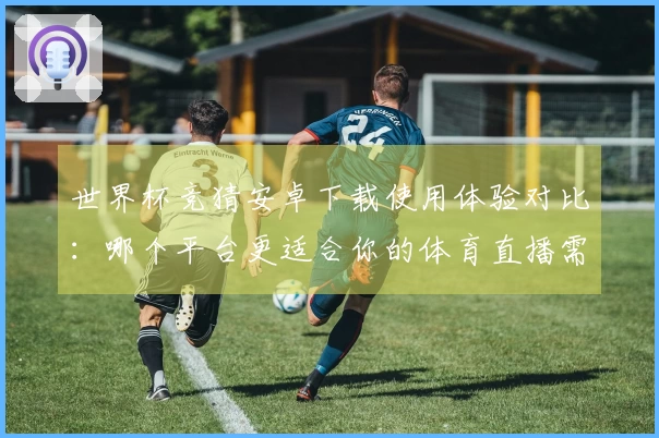 世界杯竞猜安卓下载使用体验对比：哪个平台更适合你的体育直播需求？
