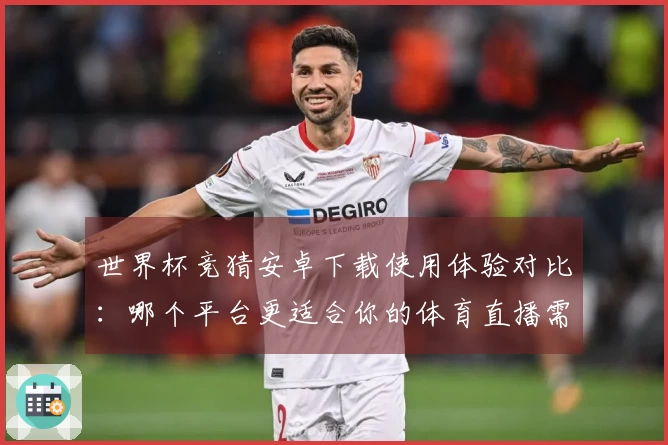 世界杯竞猜安卓下载使用体验对比：哪个平台更适合你的体育直播需求？